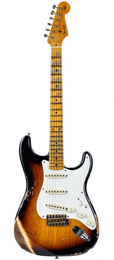 [US24-105,55 Strat HREL 2TSB MN] Fender Custom Shop 1955 Stratocaster 2 Color Sunburst Heavy Relic