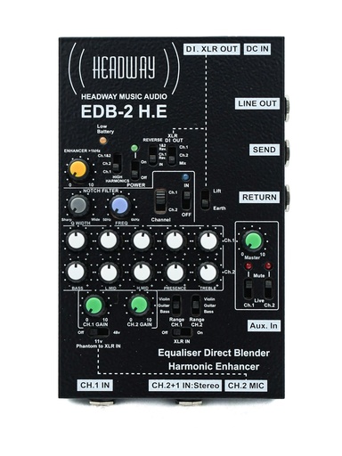 Headway EDB2 H.E. Acoustic Equalizer Direct Blender Harmonic Enhancer B-stock