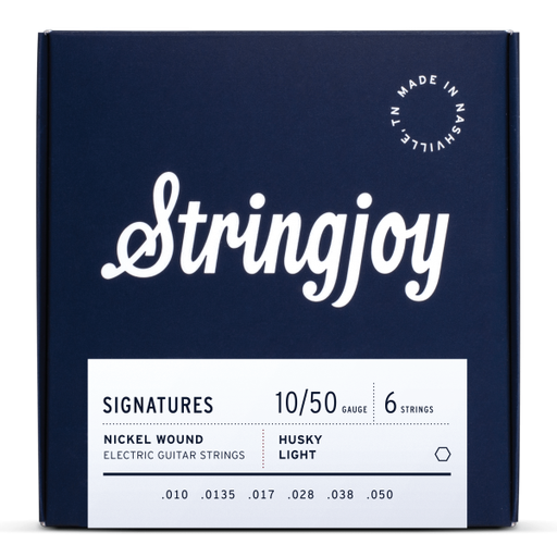 [SJ-HSK10] Stringjoy Signatures 6S Husky Light Gauge Nickel Wound 10-50