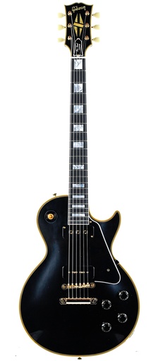 [LPB54VOEBGH1] Gibson 1954 Les Paul Custom Staple Pickup Reissue VOS Ebony