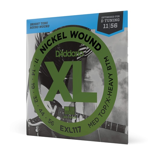 [XSE1156] D'addario 11-56 Medium Top/Extra Heavy Bottom
