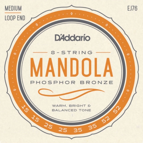 [EJ76] D'addario EJ76 Phosphor Bronze Mandola Strings, Medium