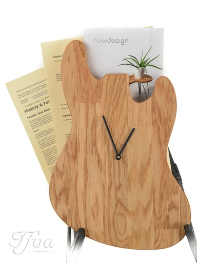 Ruwdesign Guitar Clock J-Bass