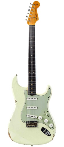 Fender Custom Shop '62 Stratocaster Hardtail Vintage White Relic 2022
