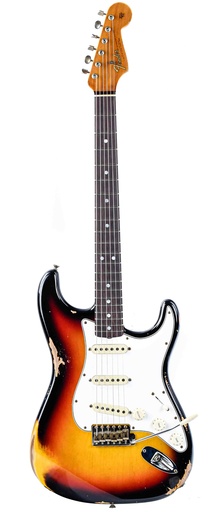 [9238014890] Fender Custom Shop 1965 Stratocaster 3 Color Sunburst Heavy Relic