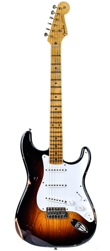 [9236091144] Fender 70th Anniversary Custom Shop 54 Stratocaster 2 Color Sunburst Relic