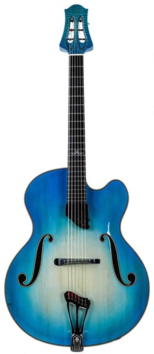 [0251] Theo Scharpach Master Guitars Blue Vienna Archtop 2015