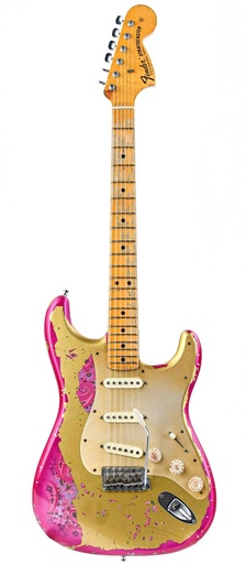 [R62491] Fender Custom Shop Jason Smith Masterbuilt 69 Stratocaster Gold over Paisley Relic 2012