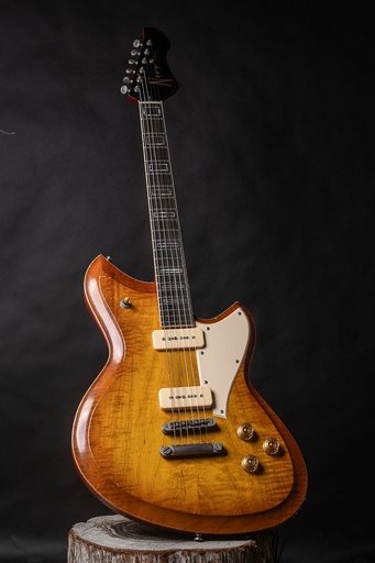 Novo Serus P2 Carve Top Flamed Maple Faded Tea Burst