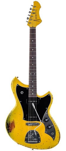 [6971] Novo Serus J Vandalism Yellow over '64 3-Tone Sunburst