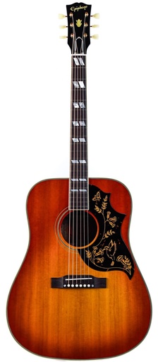 [ECHBR0HSGH1] Epiphone 1960 Hummingbird Reissue Heritage Cherry Sunburst