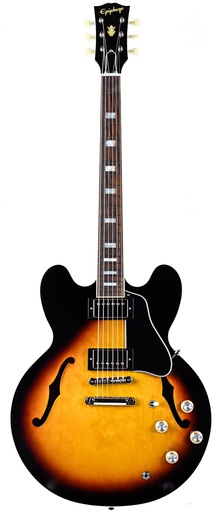 [EC335R2VBNH1] Epiphone 1962 ES335 Reissue Vintage Burst