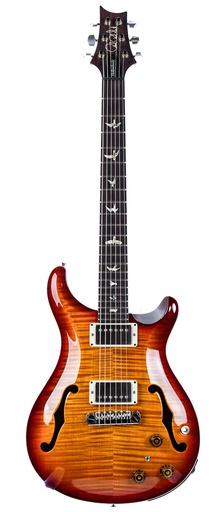 [230360889] PRS Hollowbody II Piezo Dark Cherry Sunburst 2023