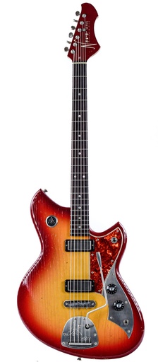 [7235] Novo Serus J Baritone Maroon Burst