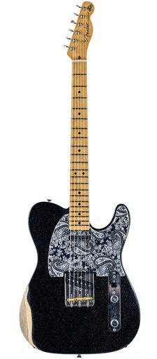 [0145902398] Fender Brad Paisley Road Worn Telecaster Black Sparkle