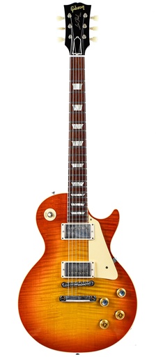 [02152] Gibson Custom 1960 Les Paul Standard Orange Lemon Fade Ultra Light Aged 2022