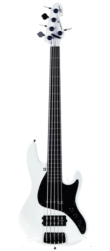 [43551] Sandberg California II TM Virgin White Fretless 5-String 2024