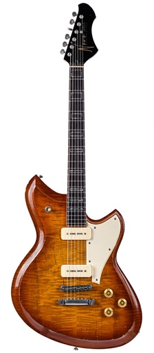 Novo Serus P2 Carve Top Curly Maple Faded Tea Burst #251205