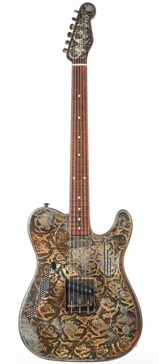 [#11136] James Trussart Deluxe Steelcaster Rusty Roses 2011