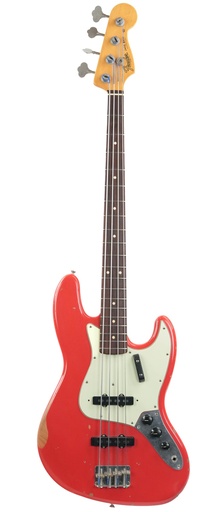 [AP15] Fender Road Worn Jazz Bass Fiesta Red 2009