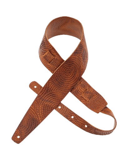 [105.512M] Magrabo Straps Holes HC Embossed Sw ivel Marrone 8 cm