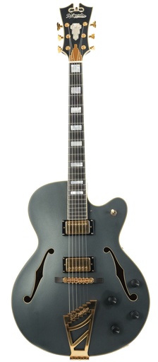 [W1700967] D'Angelico Deluxe DH Matte Midnight 2017