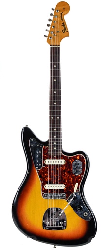 [L79485] Fender Jaguar Three Tone Sunburst 1965