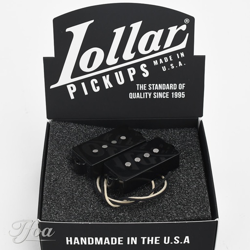 Lollar P Bass Pickup Black Split