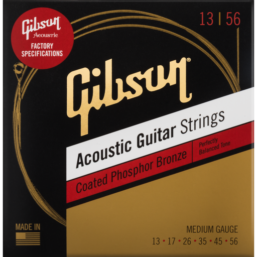 [SAG-CPB13] Gibson Coated Acoustic Guitar Strings Phosphor Bronze 13-56