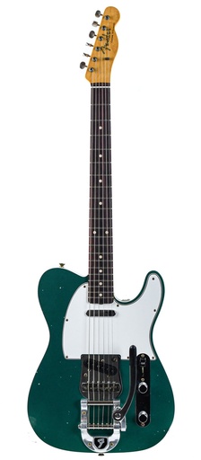 [REG21-134 60 TELE CUST JRN RW] Fender Custom Shop 60 Telecaster Custom Journeyman Relic Bigsby British Racing Green