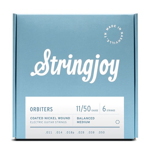 [SJ-OR1150] Stringjoy Orbiters 11-50 Coated Nickel Wound Balanced Medium