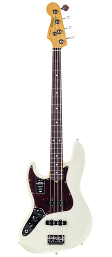 [193980705] Fender American Pro II Jazz Bass Olympic White RW Lefty