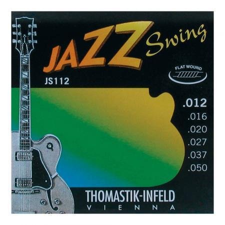 [JS112] Thomastik JS112 Jazz Swing 12-50 Flatwound Strings