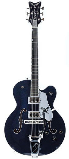 [2401613873] Gretsch G6136T RR Rich Robinson Magpie Raven's Breast Blue