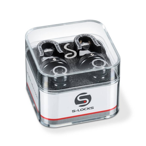 [14010401] Schaller S-Locks Strap Locks Black Chrome