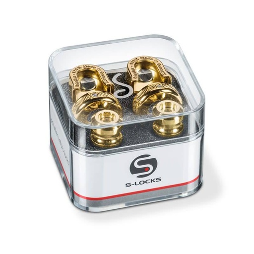 [14010501] Schaller S-Locks Strap locks Gold
