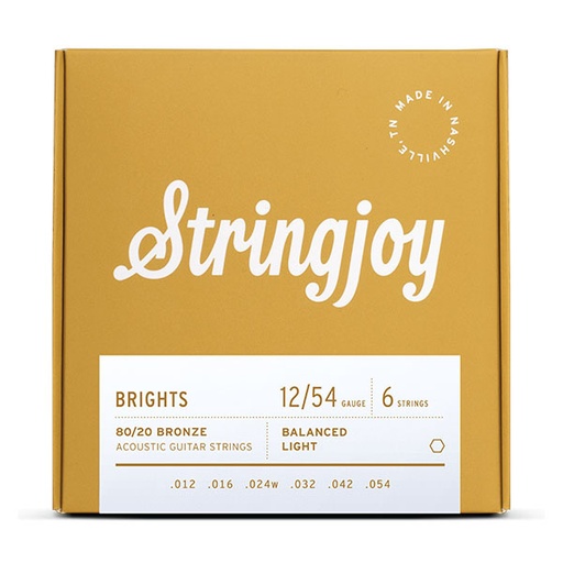 [SJ-BB1254] Stringjoy Brights AC6 Light 12-54