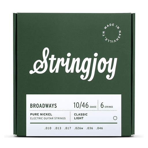 [BR1046] Stringjoy Broadways 6S Classic Light 10-46