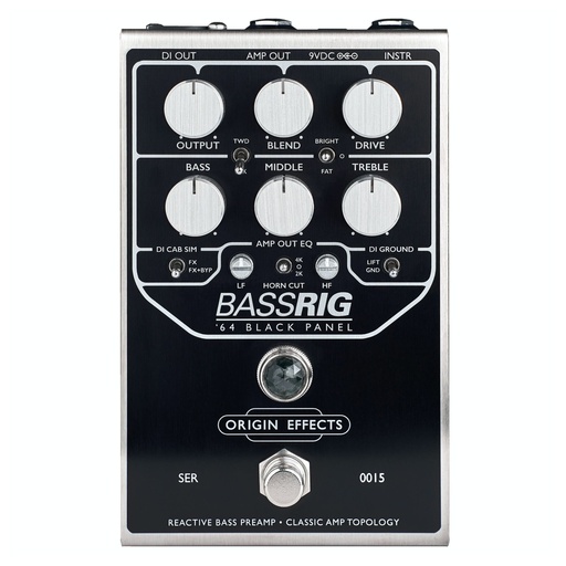 [BR-BP] Origin Effects BassRIG '64 Black Panel