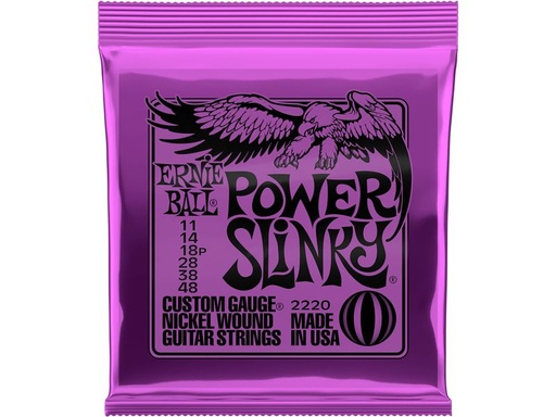 [2220] Ernie Ball 2220 11-48 Power Slinky Custom Gauge Strings