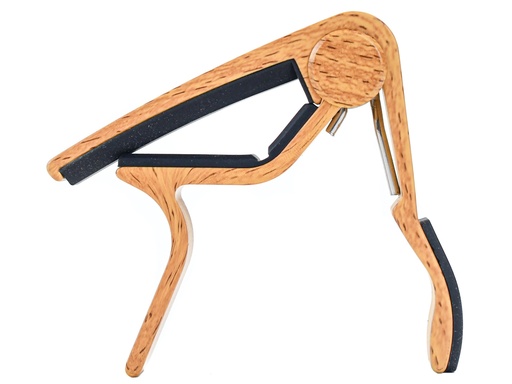 [608473156370] CLX Steel String Capo Light Wood