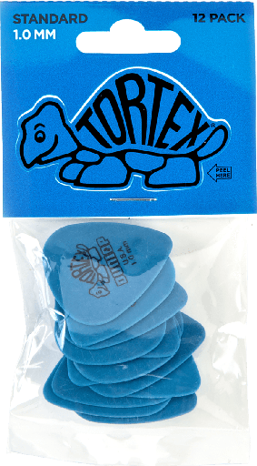 Dunlop 12 Pack 1.00mm Tortex