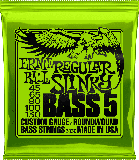 [K30E] Ernie Ball 2836 Regular Slinky Bass 5 - 45-130