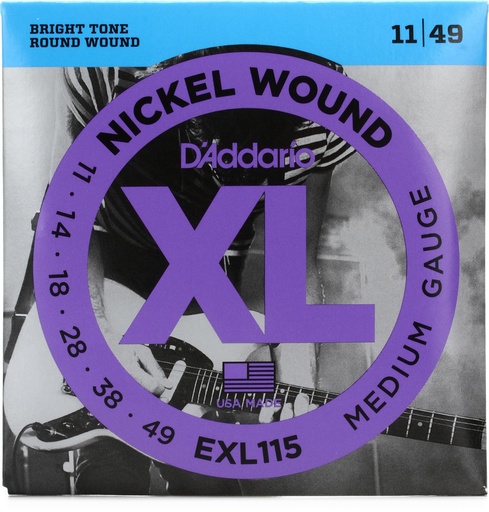 [EXL115] D'Addario EXL115 Nickel Wound Medium 11-49