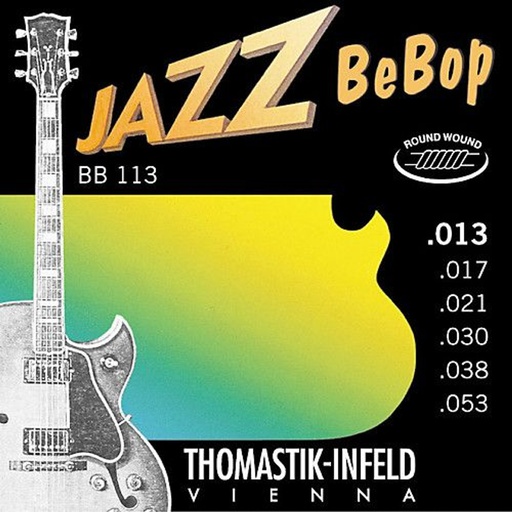 [BB113] Jazz BeBop .013- .053 Thomastik Infeld BB113 round wound Electric Guitar Strings