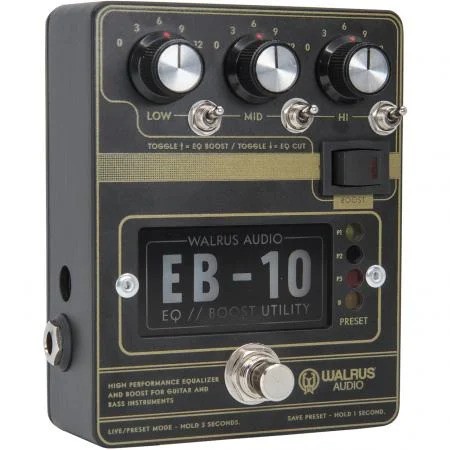 [WA-EB10] Walrus Audio EB10 Black Preamp-EQ-Boost