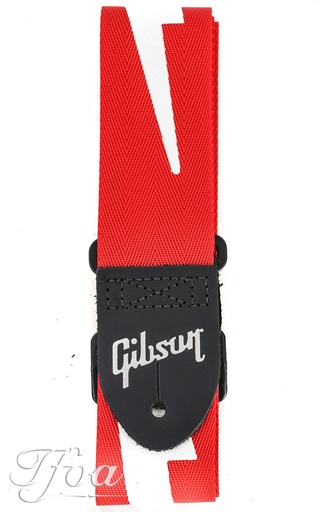 [ASGSBL-20] Gibson The Lightning Bolt Seatbelt Strap Red