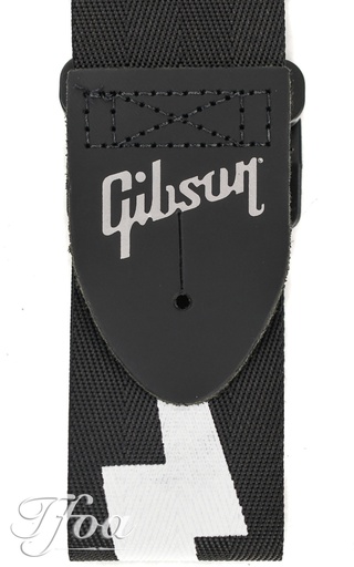 [ASGSBL-10] Gibson The Lightning Bolt Seatbelt Strap Black