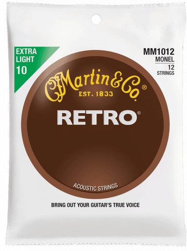 [534529] Martin MM1012 Monel 12-String Extra Light 10 47