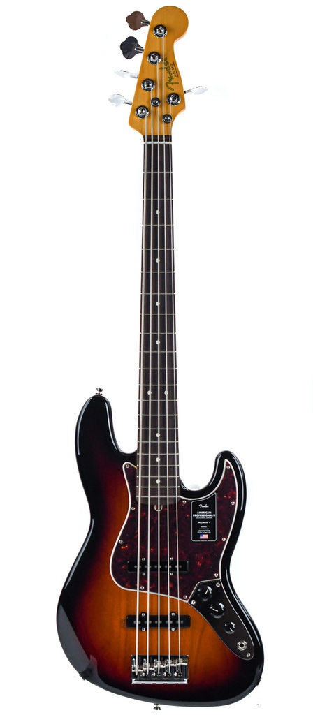 Fender American Pro II Jazz Bass V 3 Color Sunburst